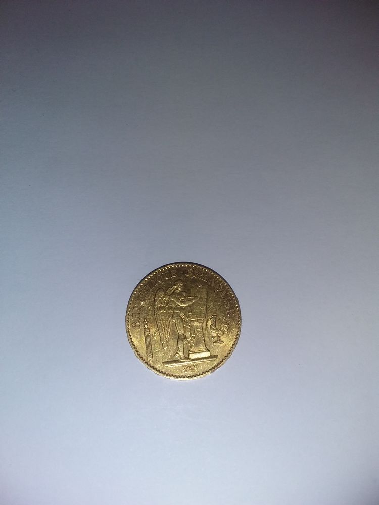 Piece de 20 francs or Genie 1875. 1000 Lod�ve (34)