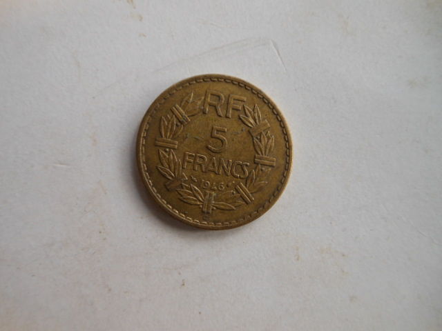 piece de 5 francs Lavrillierb 1946C 16 Gr�zieu-la-Varenne (69)