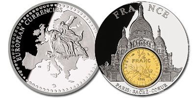 PIECE FRAPPE   France Inlay Sacr�-C?ur � franc   10 Dammarie-les-Lys (77)