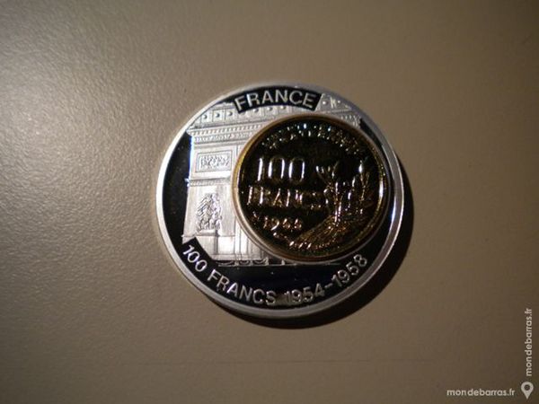 PIECE FRAPPE   100 Francs Inlay   13 Dammarie-les-Lys (77)