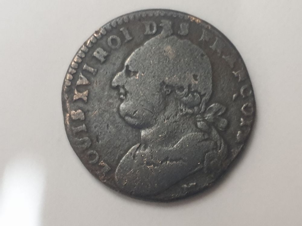 Pi�ce Louis XVI 1792 12/D 45 Bordeaux (33)