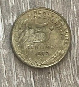 Pi�ce de monnaie - 5 Centimes Marianne 1992 (France) 2 Dijon (21)