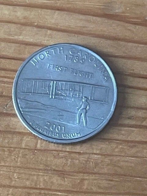 Pi�ce de monnaie - � Dollar Washington Quarter North Carolin 2 Dijon (21)