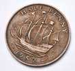 Pièce de monnaie 1/2 penny George VI 1952 Royaume-Uni (1) 1 Cormery (37)