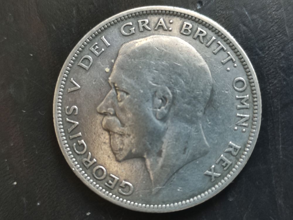 Pi�ce Royaume Uni 1932 Argent 25 Bordeaux (33)