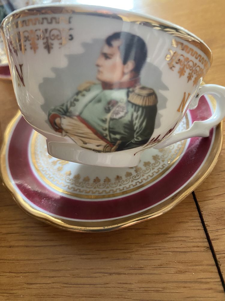 PIECE UNIQUE : SERVICE A THE CAFE NAPOLEON BONAPARTE 75 Hendaye (64)