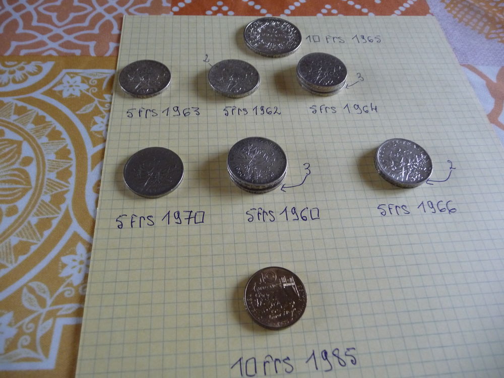 pi�ces anciennes+++++ 0 Arcueil (94)