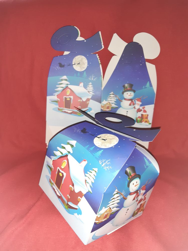 20 Pi�ces 3D en carton Bo�tes-cadeaux avec arc pour No�l 10 Avion (62)