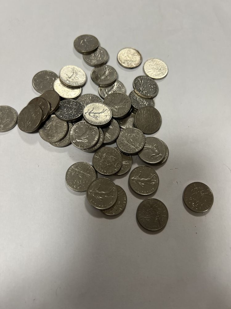 Pi�ces de 50 centimes de francs 186 grammes 10 Pierrelaye (95)