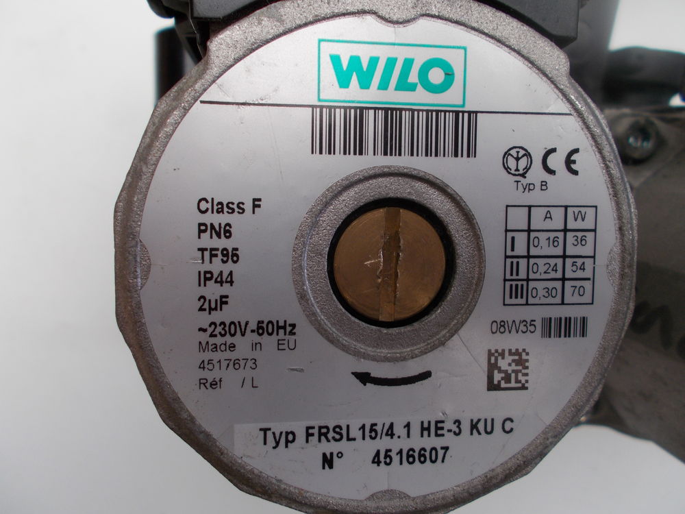 Pi�ces chaudi�re Wilo 40 Villeneuve-d'Ascq (59)