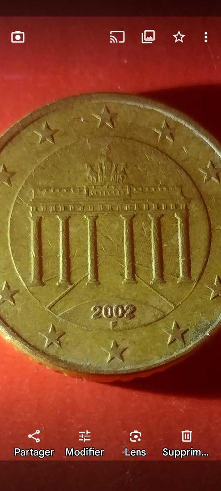 pi�ces de collection Allemagne 2002 faut� 200 Angoul�me (16)