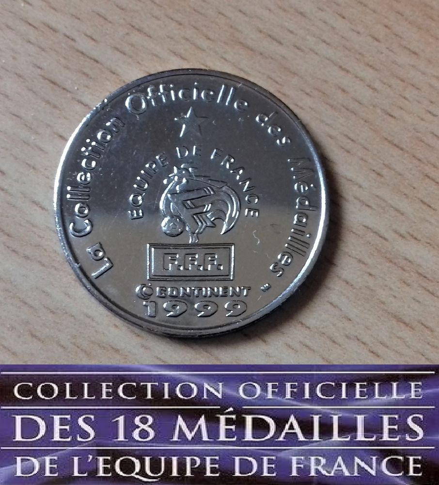 Pi�ces de Collection Equipe de France de Football 1999 5 Butry-sur-Oise (95)