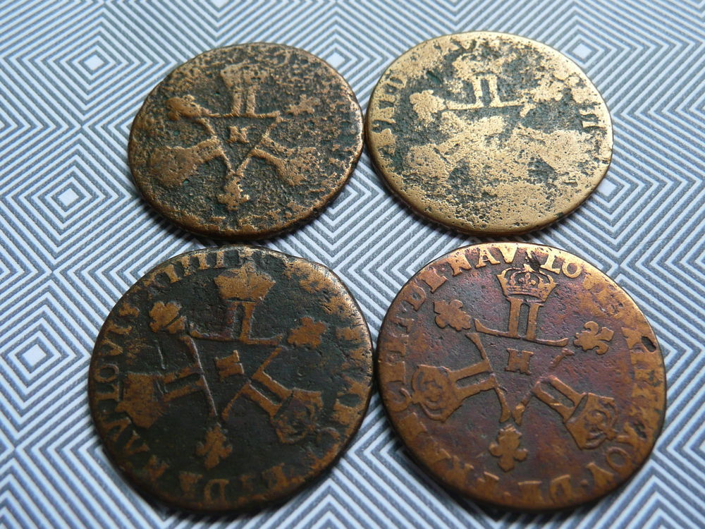 Lot de 4 pi�ces Six derniers dit Dardenne Louis XIV 1711 55 Bordeaux (33)