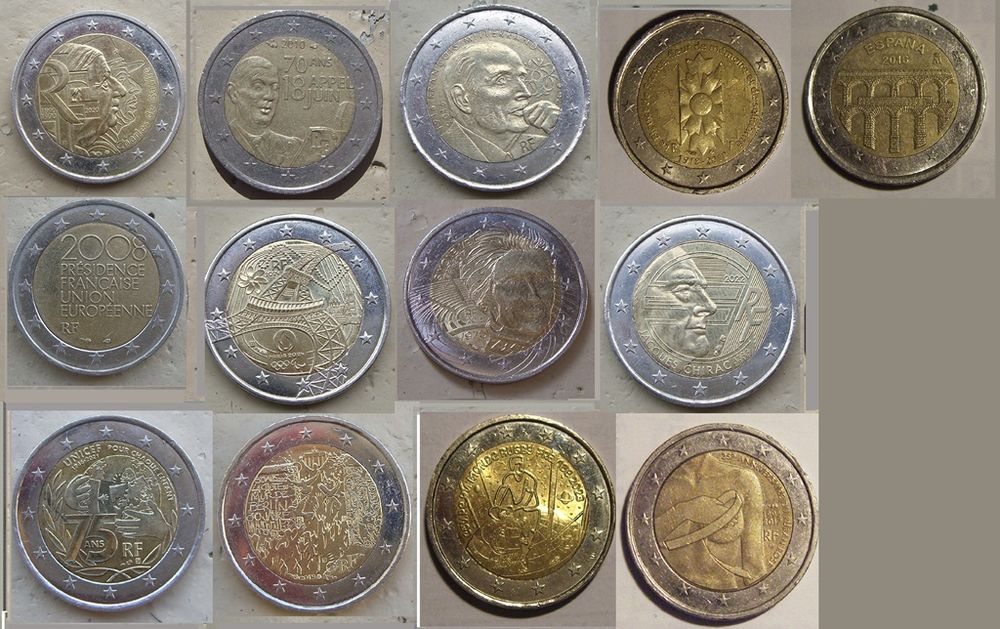 Pi�ces 2 euros comm�moratives 3 Balma (31)