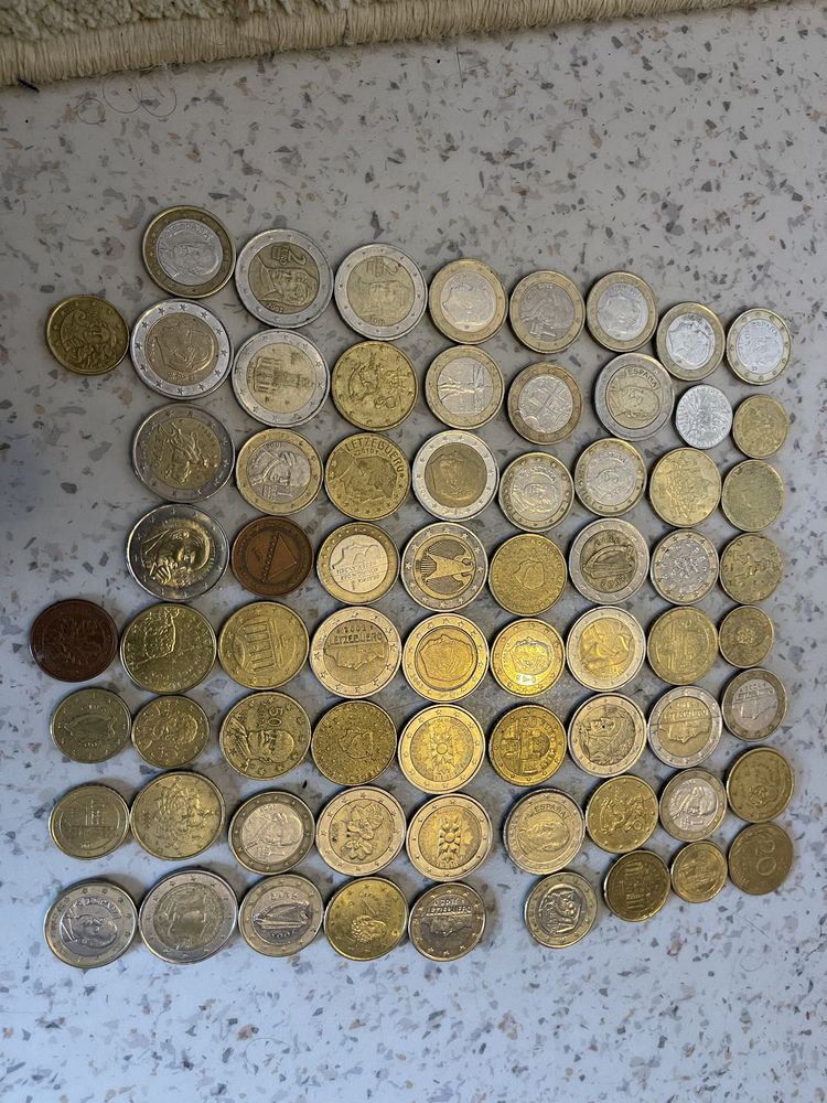 Pi�ces euros et francs rare 5 Br�tigny-sur-Orge (91)