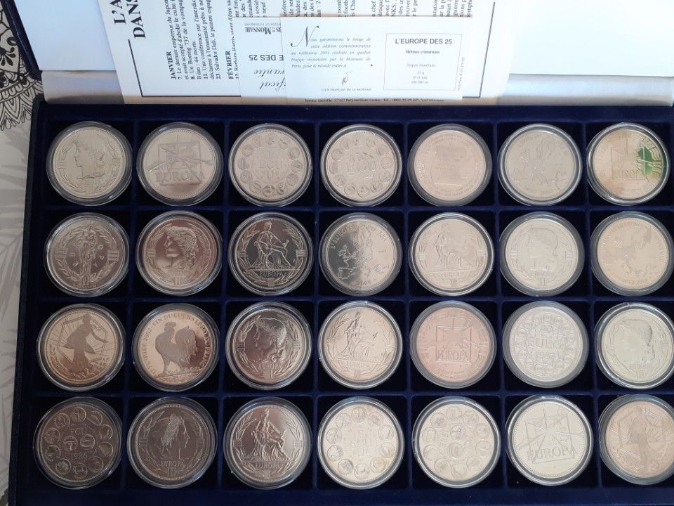 Av lot de pièces euros 50 Libourne (33)