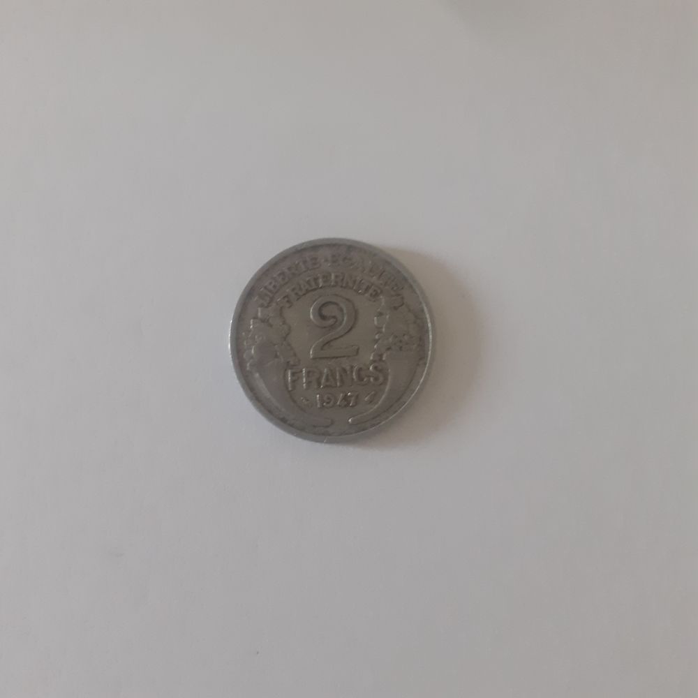 pi�ces de 2 franc 1947 10 Fleury-les-Aubrais (45)