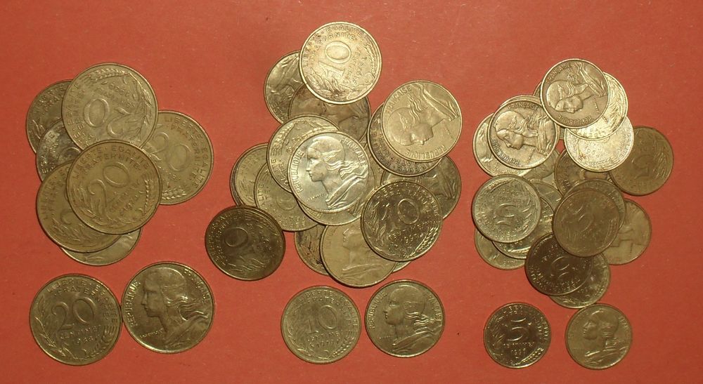 Lot de 50 pi�ces France de type Marianne 35 Montreuil (93)