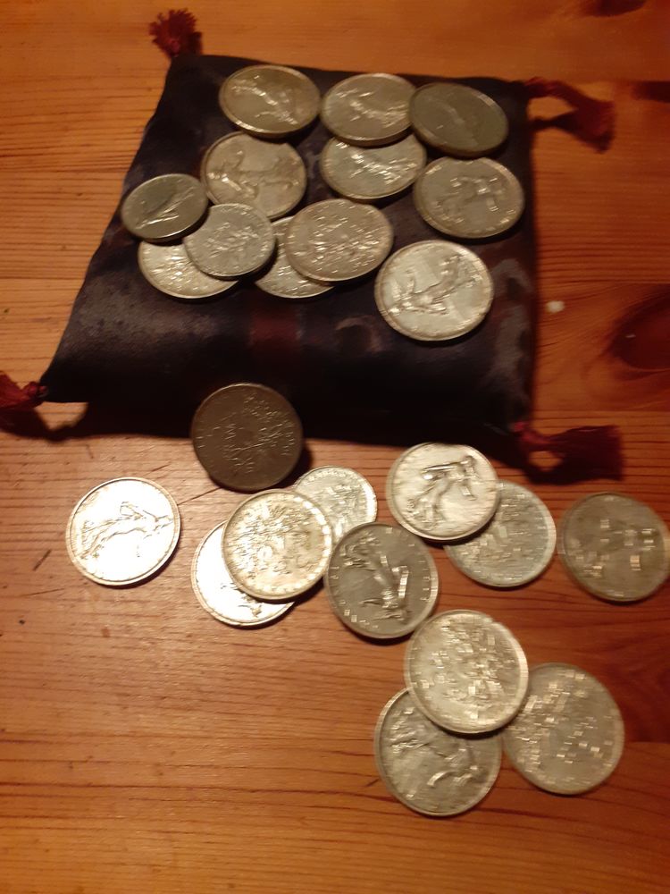 lot de 21 pi�ces de 5 francs la semeuse 110 Conflans-Sainte-Honorine (78)