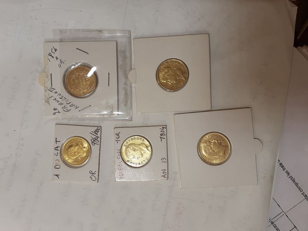 Pi�ces 20 francs or 260 Rocheservi�re (85)