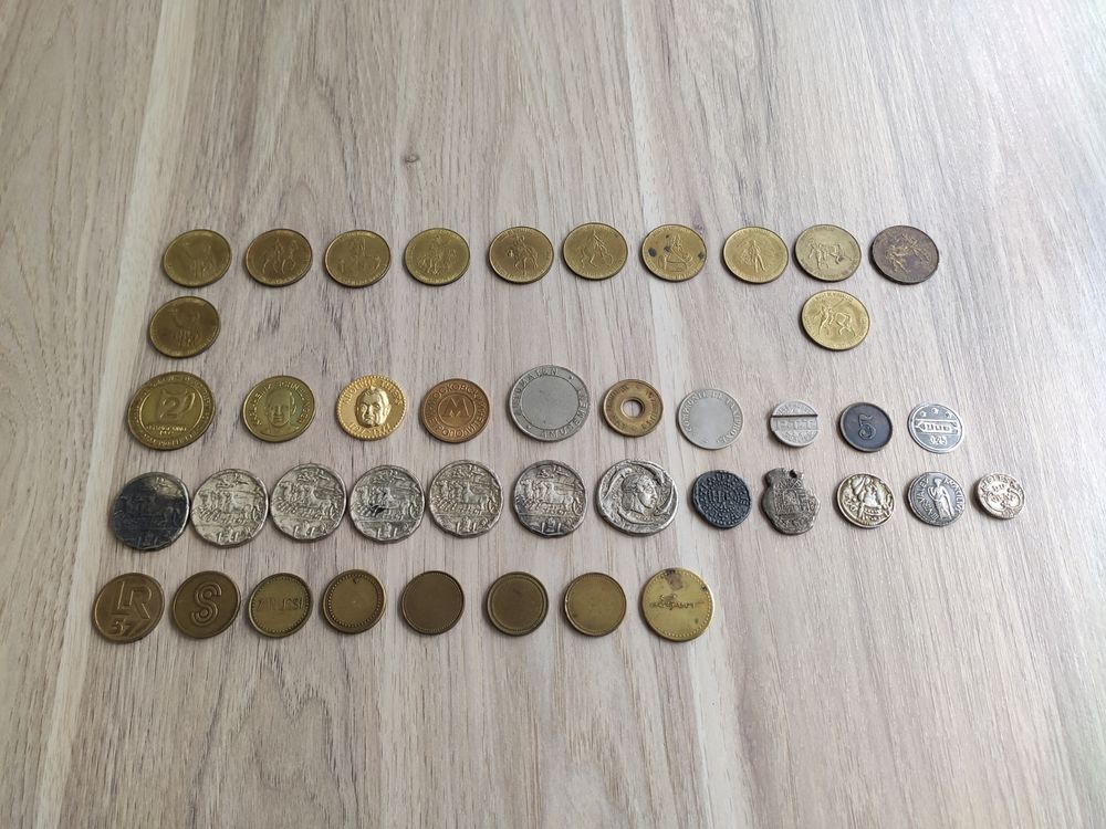 Pi�ces/jetons collection 30 Vand�uvre-l�s-Nancy (54)