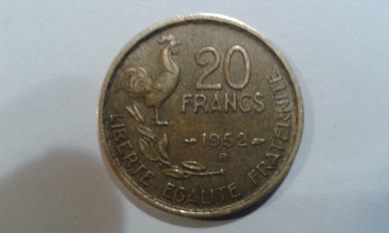 Pi�ces de Monnaie 20Franc 1950 50 G�n�rargues (30)