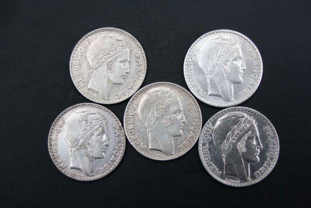 Pièces de monnaie 20 francs Argent 80 Saran (45)