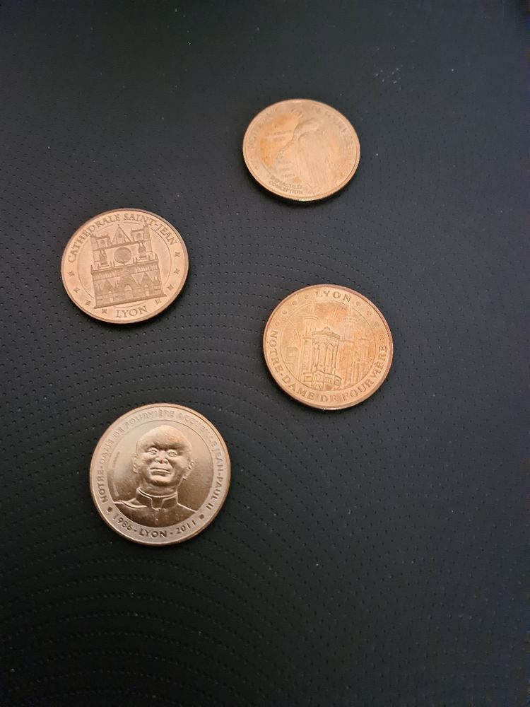 4 pi�ces de la monnaie de Paris 10 Oullins (69)