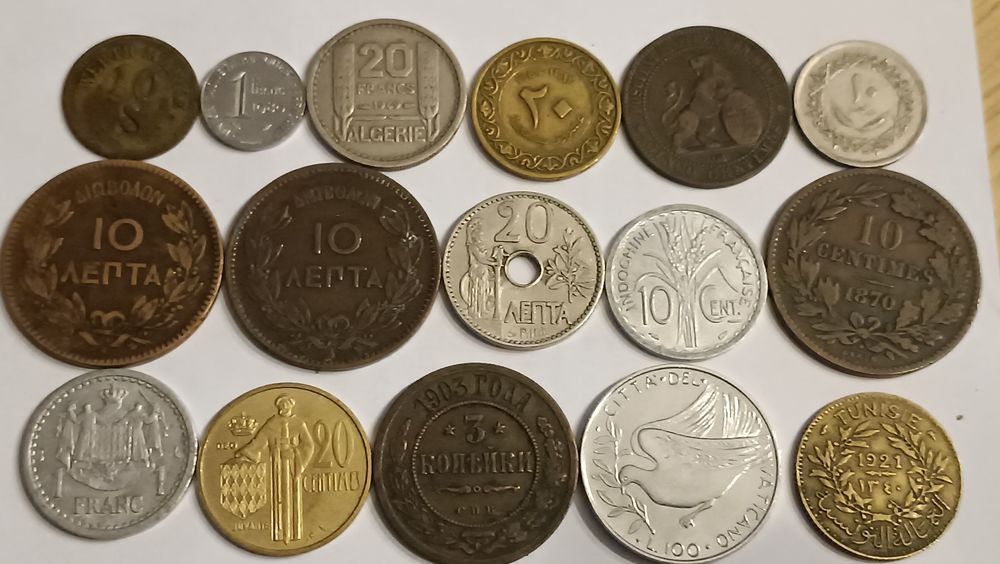 27 pi�ces de monnaies 45 Saint-Jean-Trolimon (29)