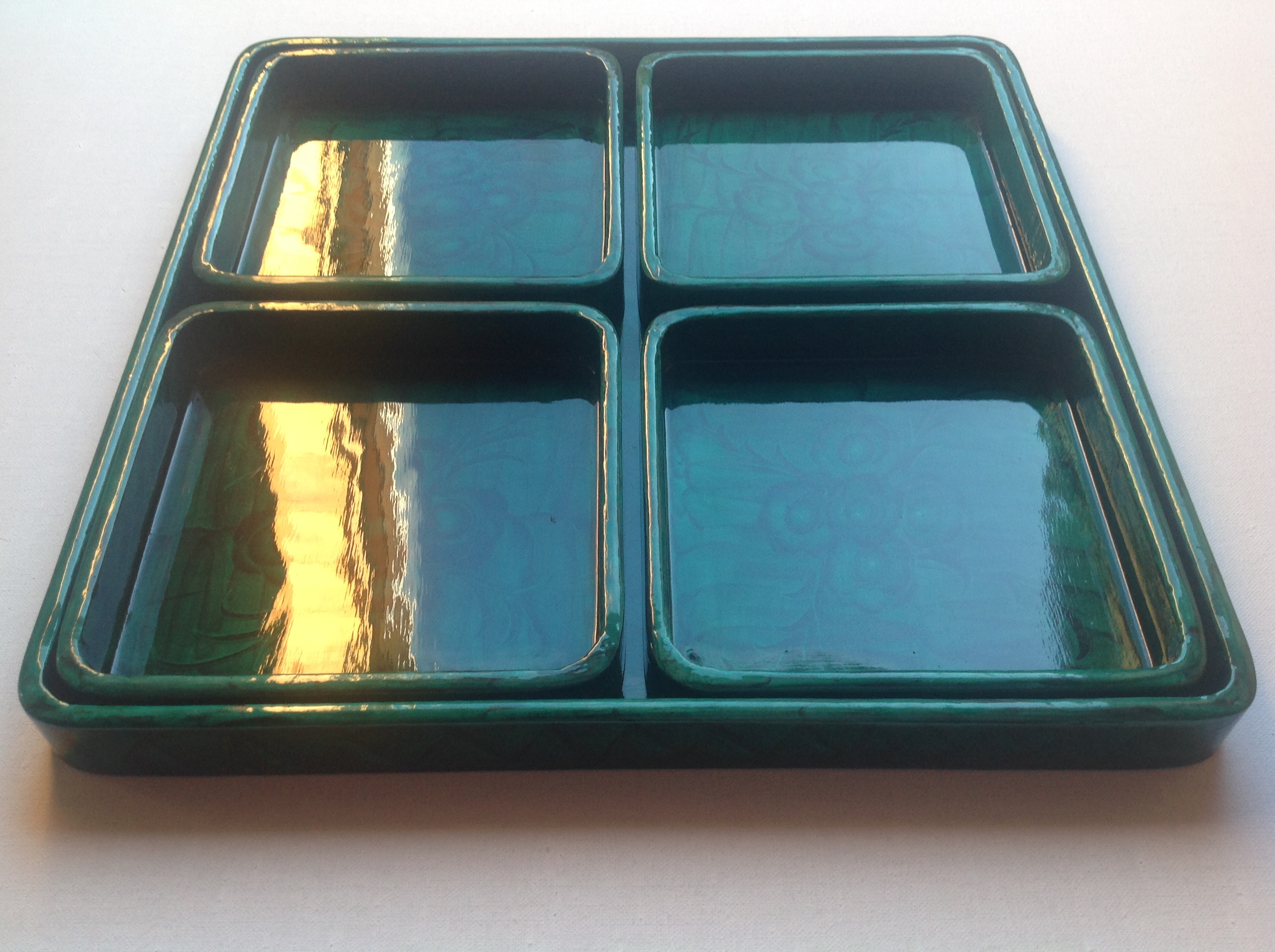 5 PI�CES PLATEAU BOIS PEINT AVEC LAQUE Envoi Possible
35 Tr�gunc (29)