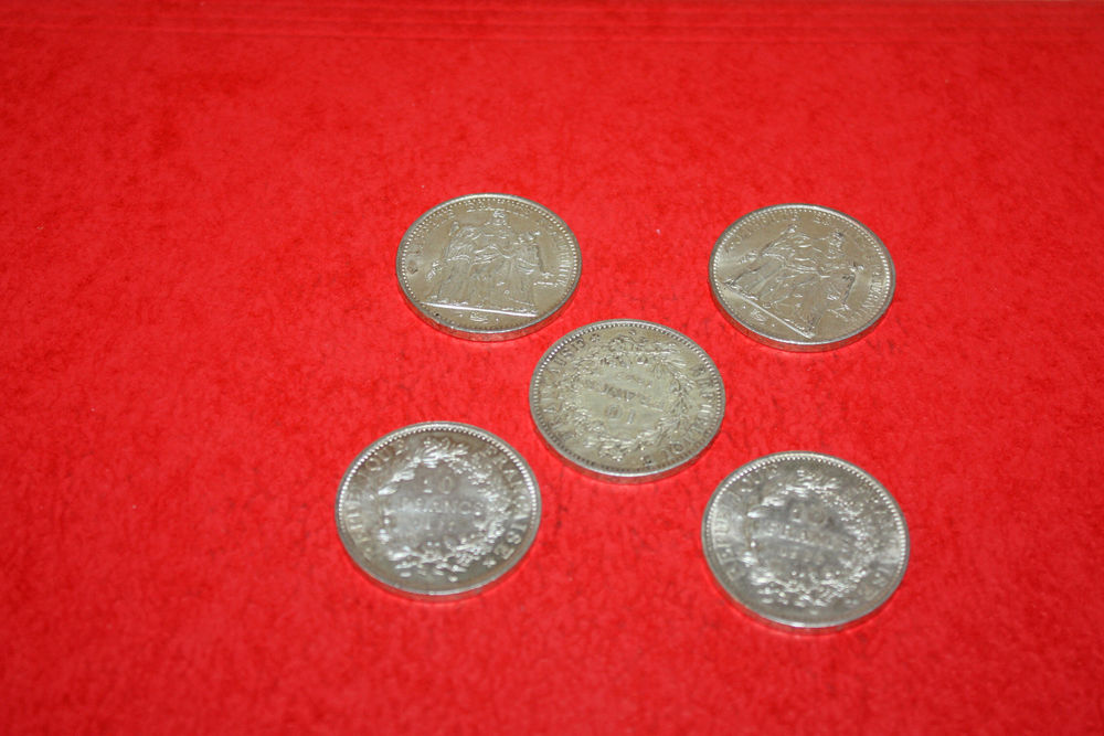 Lot 5 pieces de 10F.
50 Li�vin (62)