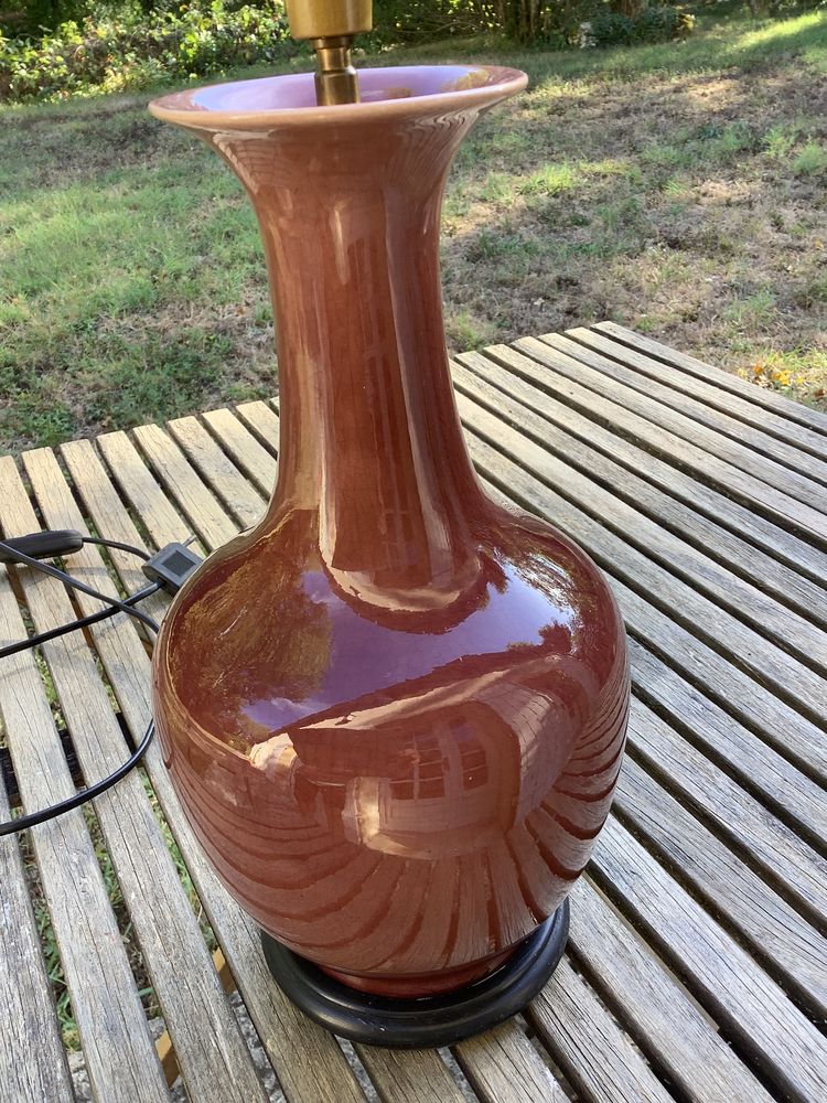 Pied de lampe lie de vin 45 Le Fleix (24)