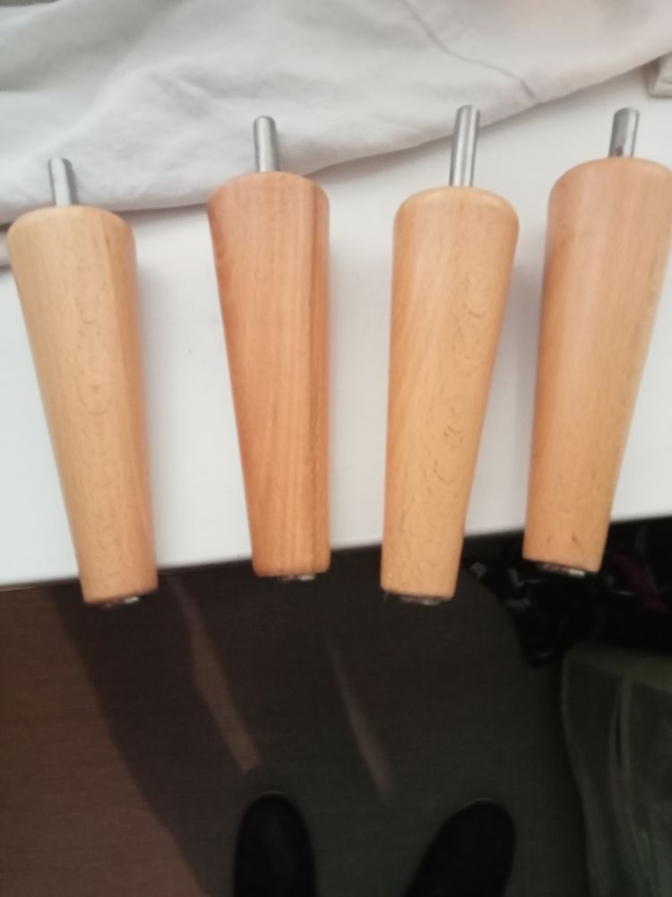 Lot de 4 pieds de lit en bois 5 Haveluy (59)
