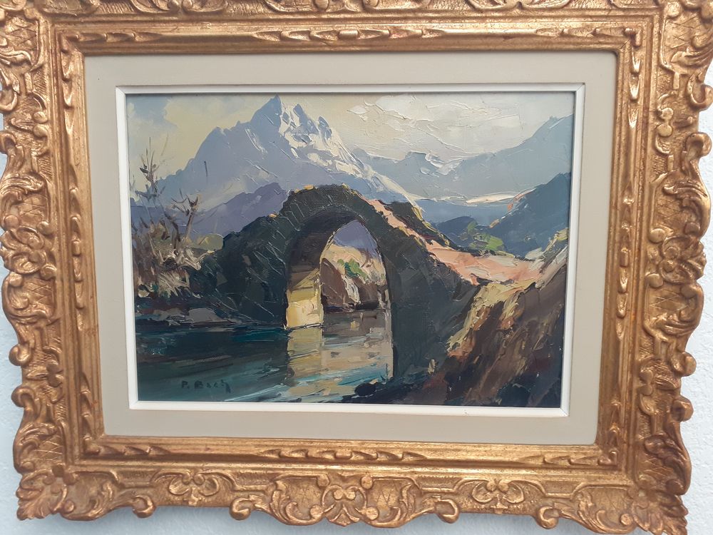 Pierre Bach  ,tableau 1400 Grasse (06)