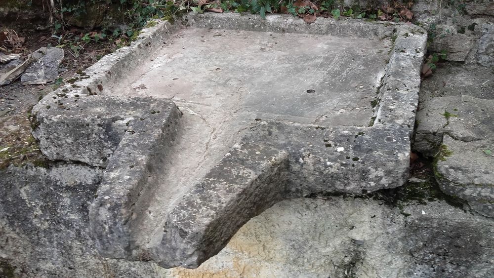 Pierre d'�vier 19 �me si�cle 190 P�ronnas (01)