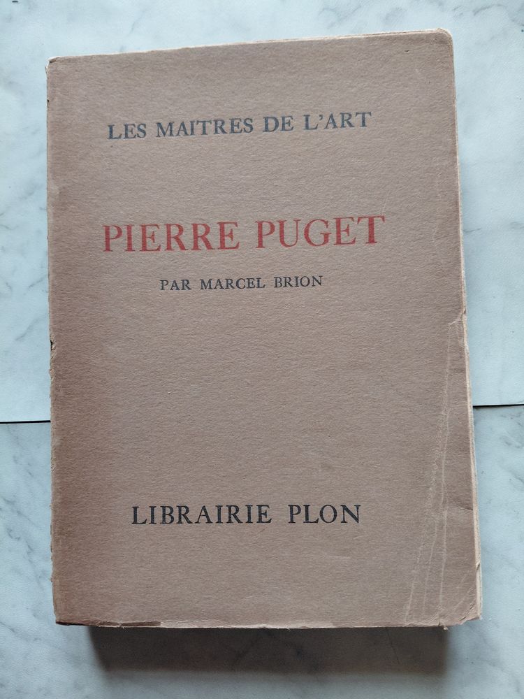 Pierre Puget (Marcel Brion) collection les ma�tres de l'art 10 Herblay (95)