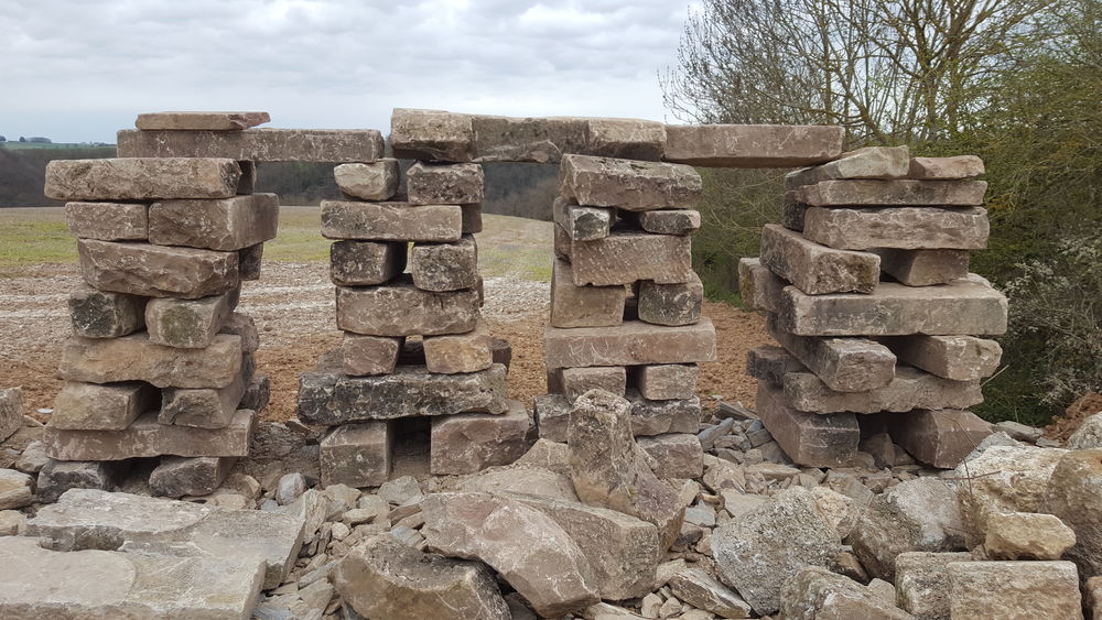 pierres gr�s rose d encadrement ou marche , 1 Camjac (12)