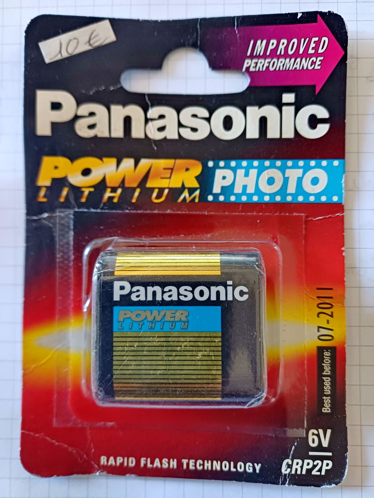 Pile CRP2P 6V PANASONIC POWER Lithium 10 Tours (37)