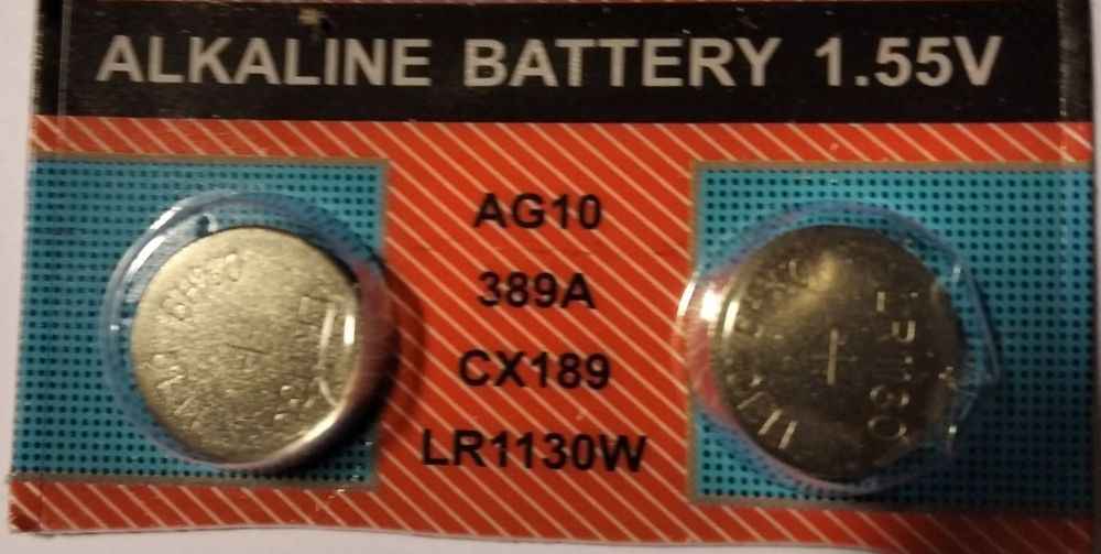 Piles bouton AG10 / LR1130 / CX189 / 389A neuves (lot de 2) 1 Balma (31)