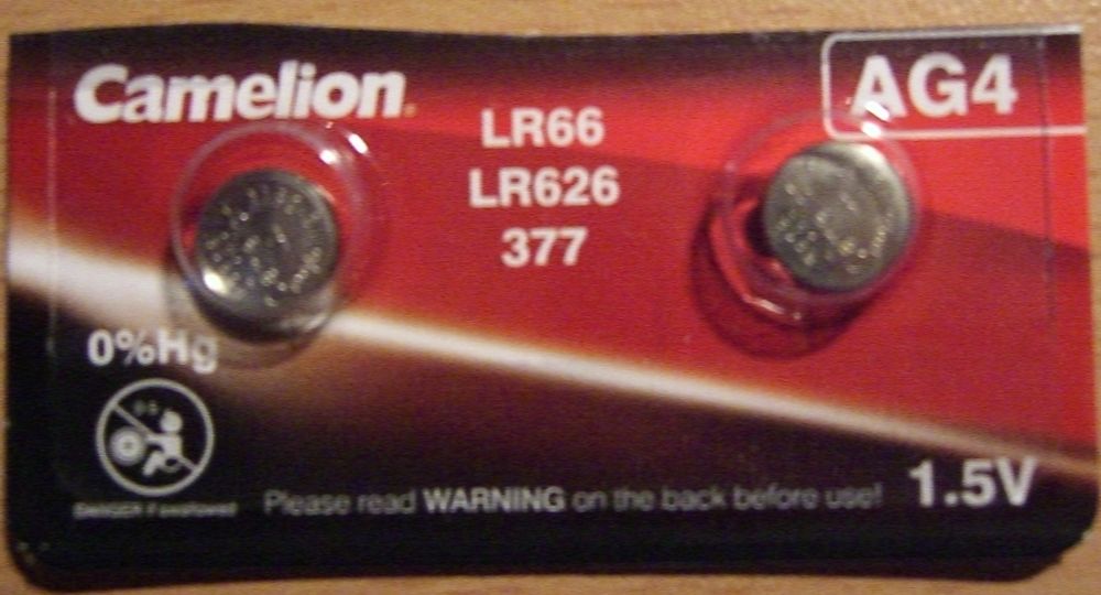 Piles bouton AG4/LR66/177/377/LR626 (lot de 2) neuves 1 Balma (31)