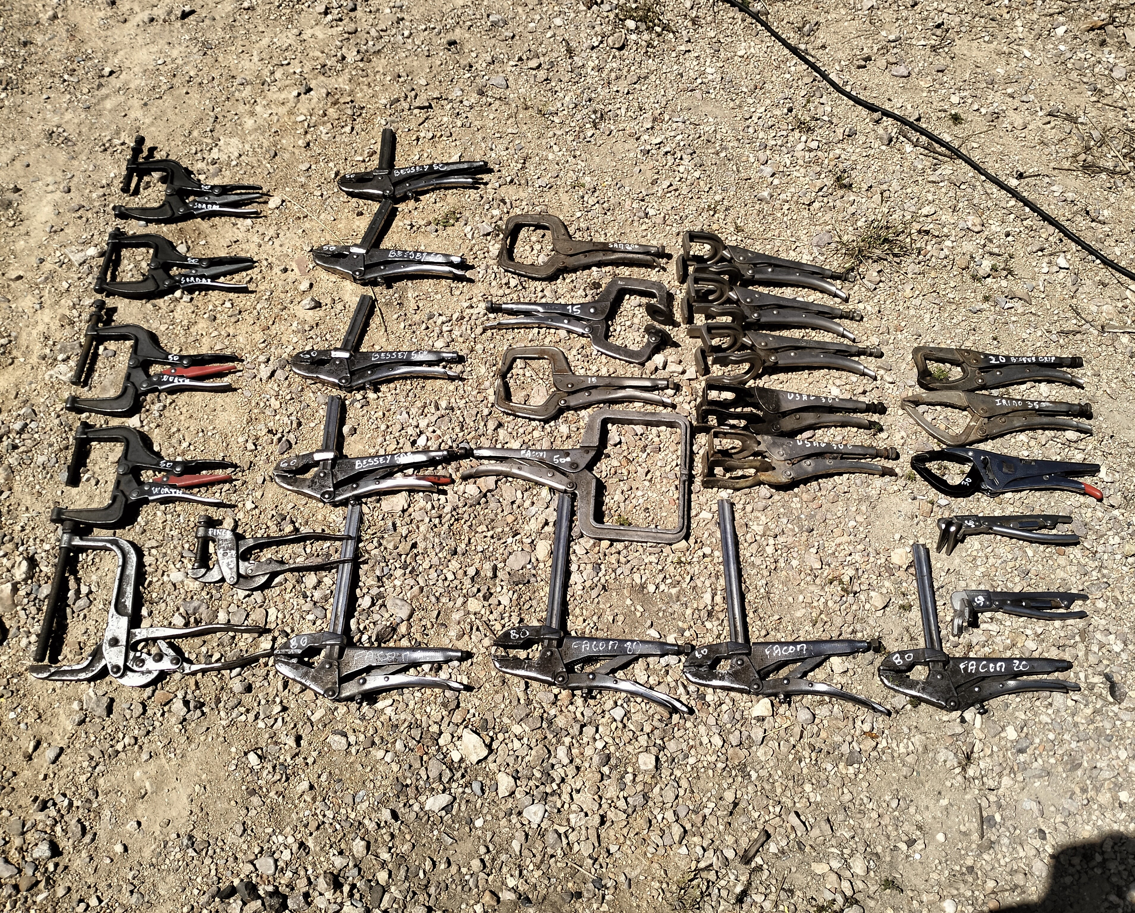 Pince etau soudeur carrossier 80 Saint-Jean-de-Fos (34)