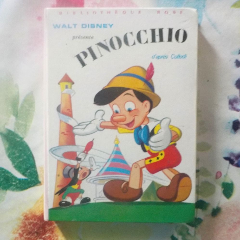 PINOCCHIO 1975 BIBLIOTHEQUE ROSE DISNEY 3 Bubry (56)