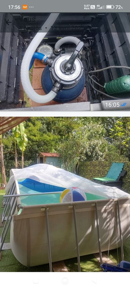 Piscine hors sol 4sur 2.. plus accessoires 250 Libourne (33)