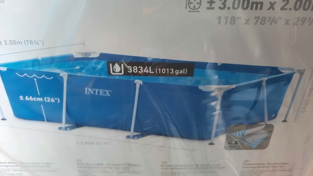 Piscine tubulaire INTEX 3X2m x 0.75m HT 120 Pessac (33)