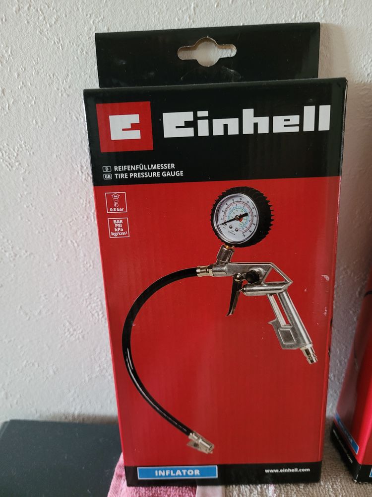 Pistolet de gonflage pneus avec manom�tre Einhell 17 Lyon 5 (69)