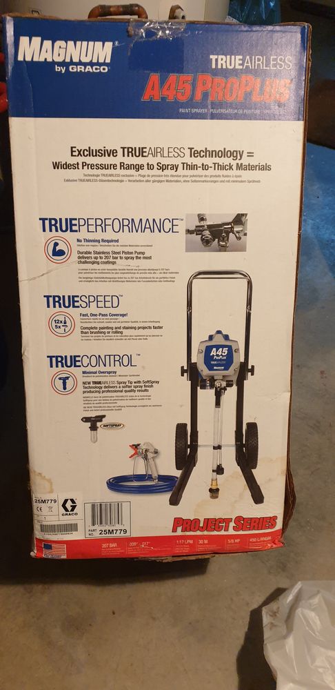 Pistolet peinture Airless A45Proplus 750 Petit-Croix (90)