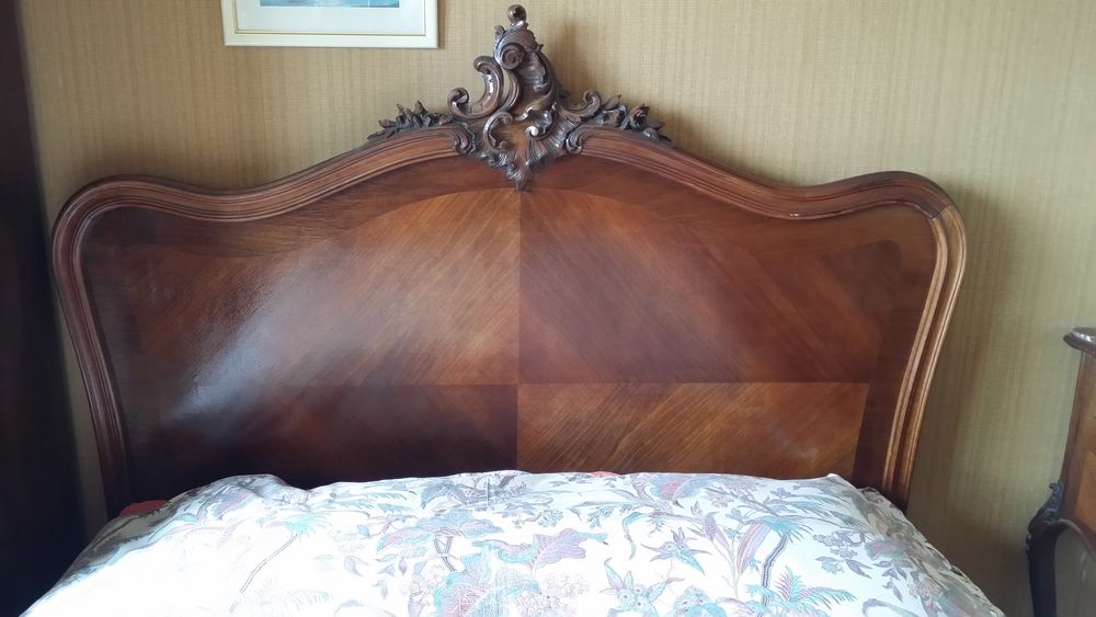 Lit placage de ch�ne fonc� 0 Le M�e-sur-Seine (77)