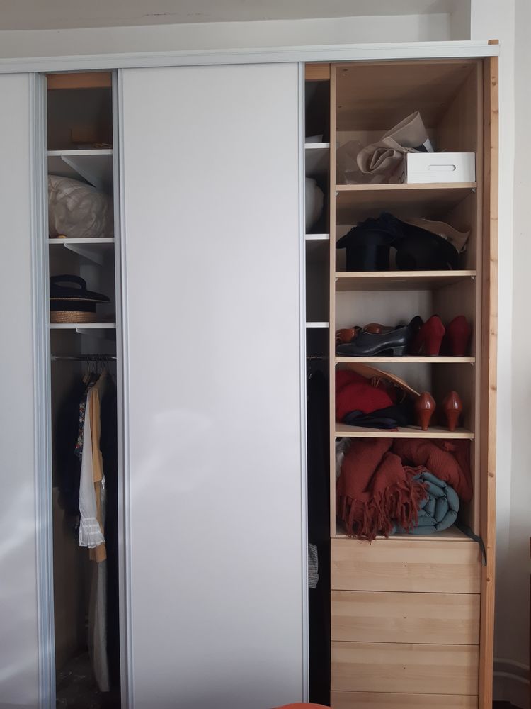 PLACARD BLANC 4 PORTES COULISSANTES 70 Villemomble (93)