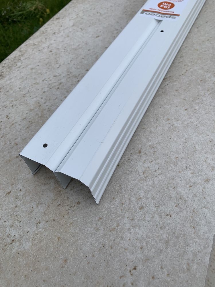 Placard rail haut SPACEO blanc L 194 cm neuf	 22 Bi�vres (91)
