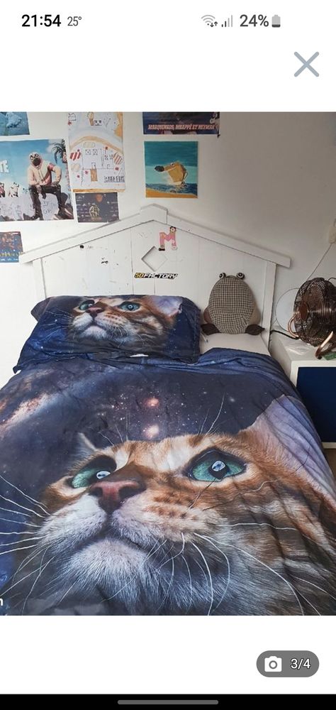 Lit une place 90x190 cm bonne qualit�  et matelas 35 G�tign� (44)